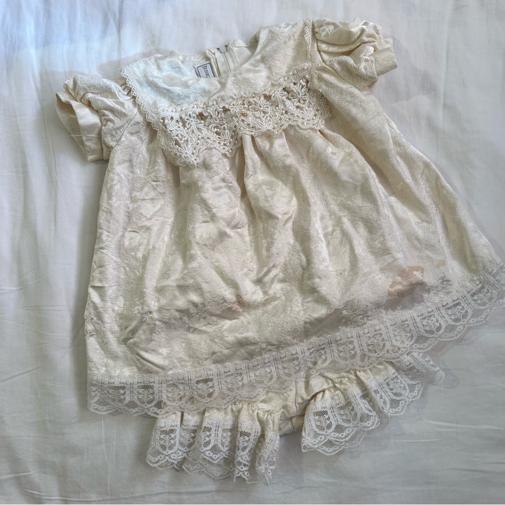 Vintage Jessica McClintock Brocade Lace Outfit